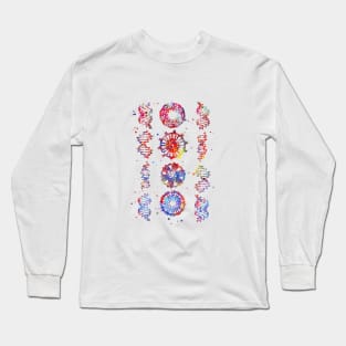 DNA molecule Long Sleeve T-Shirt